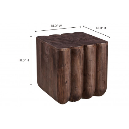 Moe's Punyo Punyo Accent Table - Espresso Brown