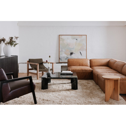 Moe's Segment Coffee Table - Black