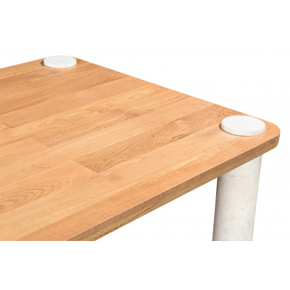 Moe's Century Dining Table - Natural/White