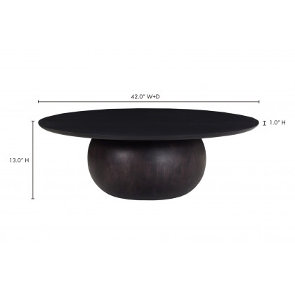 Moe's Bradbury Coffee Table - Black, Large