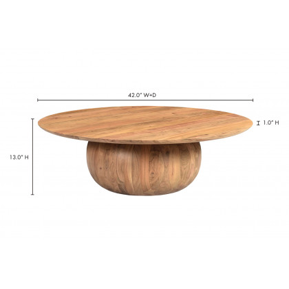 Moe's Bradbury Coffee Table - Natural, Large