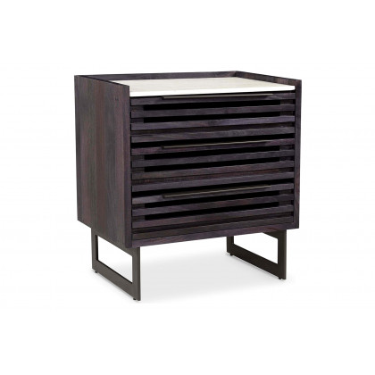 Moe's Paloma 3 Drawer Nightstand - Gray