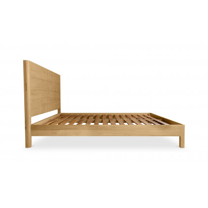 Moe's Povera Contemporary Queen Size Bed - Oak