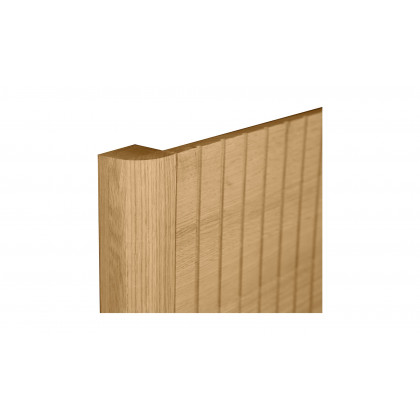Moe's Povera Contemporary Queen Size Bed - Oak