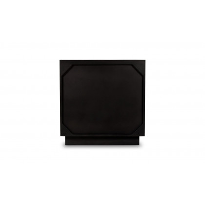 Moe's Povera Contemporary 3-Drawer Nightstand - Black