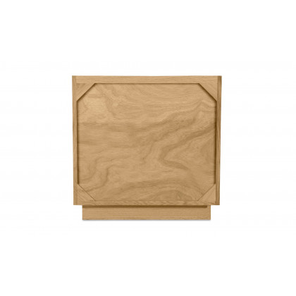 Moe's Povera Contemporary 3-Drawer Nightstand - Oak
