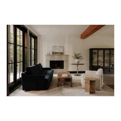 Moe's - Nomi Modern Round Coffee Table in Brown
