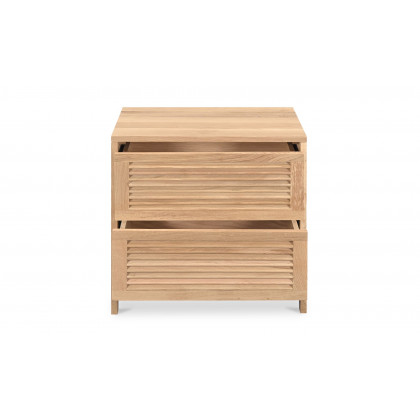Moe's Teeda Contemporary Nightstand - Natural