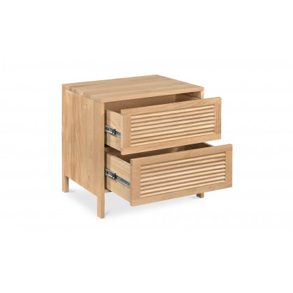 Moe's Teeda Contemporary Nightstand - Natural