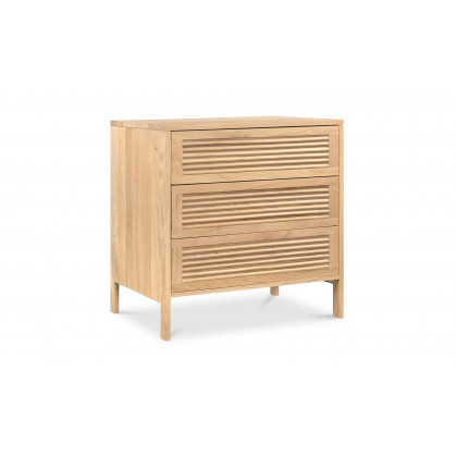 Moe's Teeda Contemporary 3-Drawer Nightstand - Natural