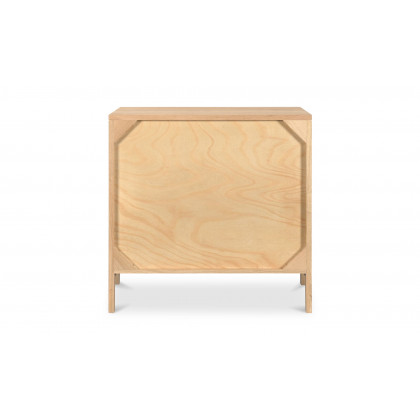 Moe's Teeda Contemporary 3-Drawer Nightstand - Natural