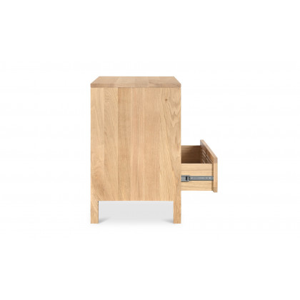 Moe's Teeda Contemporary 3-Drawer Nightstand - Natural