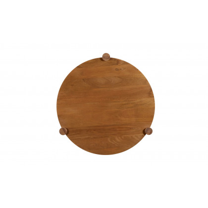 Moe's - Olsen Contemporary Round Coffee Table in Vintage Brown