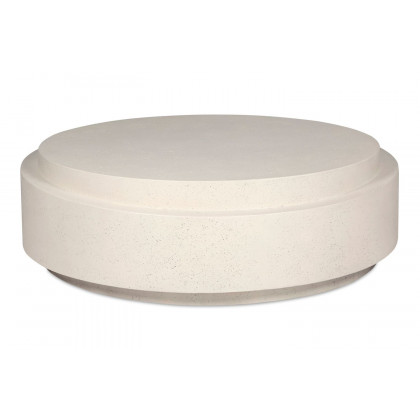 Moe's Cosmo Contemporary Outdoor Coffee Table - White