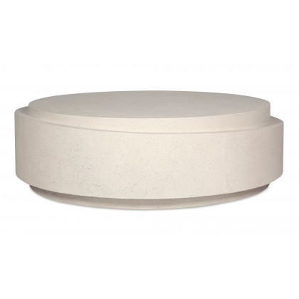 Moe's Cosmo Contemporary Outdoor Coffee Table - White