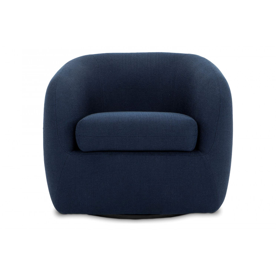 Moe's - Maurice Swivel Chair in Blue