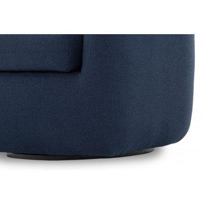 Moe's - Maurice Swivel Chair in Blue
