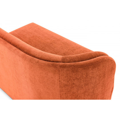 Moe's Yoon Chaise - Fired Rust, Left Facing