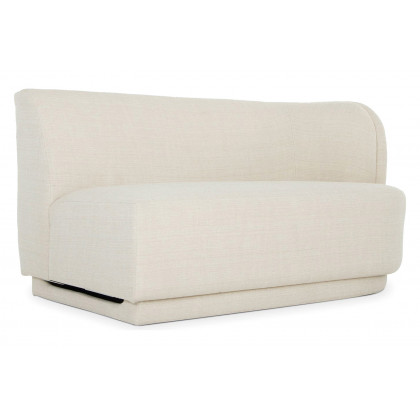 Moe's Yoon 2 Seat Sofa - Sweet Cream, Right Chaise