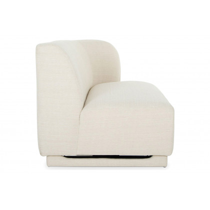 Moe's Yoon 2 Seat Sofa - Sweet Cream, Right Chaise