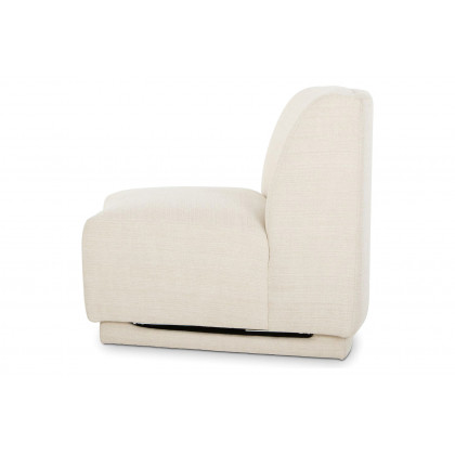 Moe's Yoon Slipper Chair - Sweet Cream