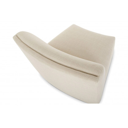 Moe's Yoon Slipper Chair - Sweet Cream