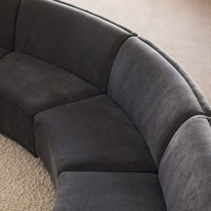 Moe's Yoon Radius Modular Sectional - Umbra Gray