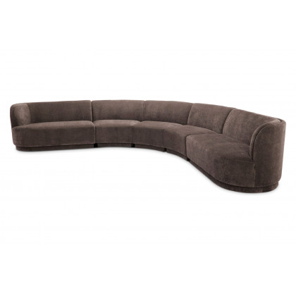Moe's Yoon Radius Modular Sectional - Umbra Gray