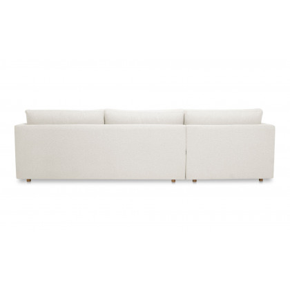Moe's Bryn Rustic Left Facing Sectional - Oyster