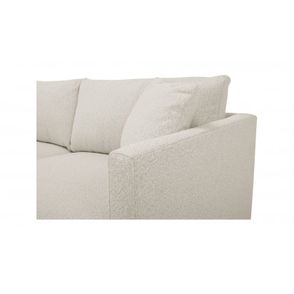 Moe's Bryn Rustic Left Facing Sectional - Oyster
