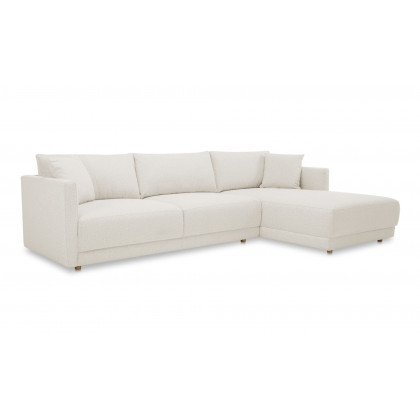 Moe's Bryn Rustic Right Facing Sectional - Oyster