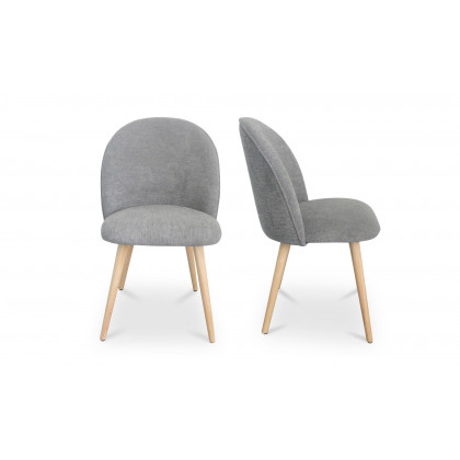 Moe's Clarissa Contemporary Dining Chair Set of 2 - Gray