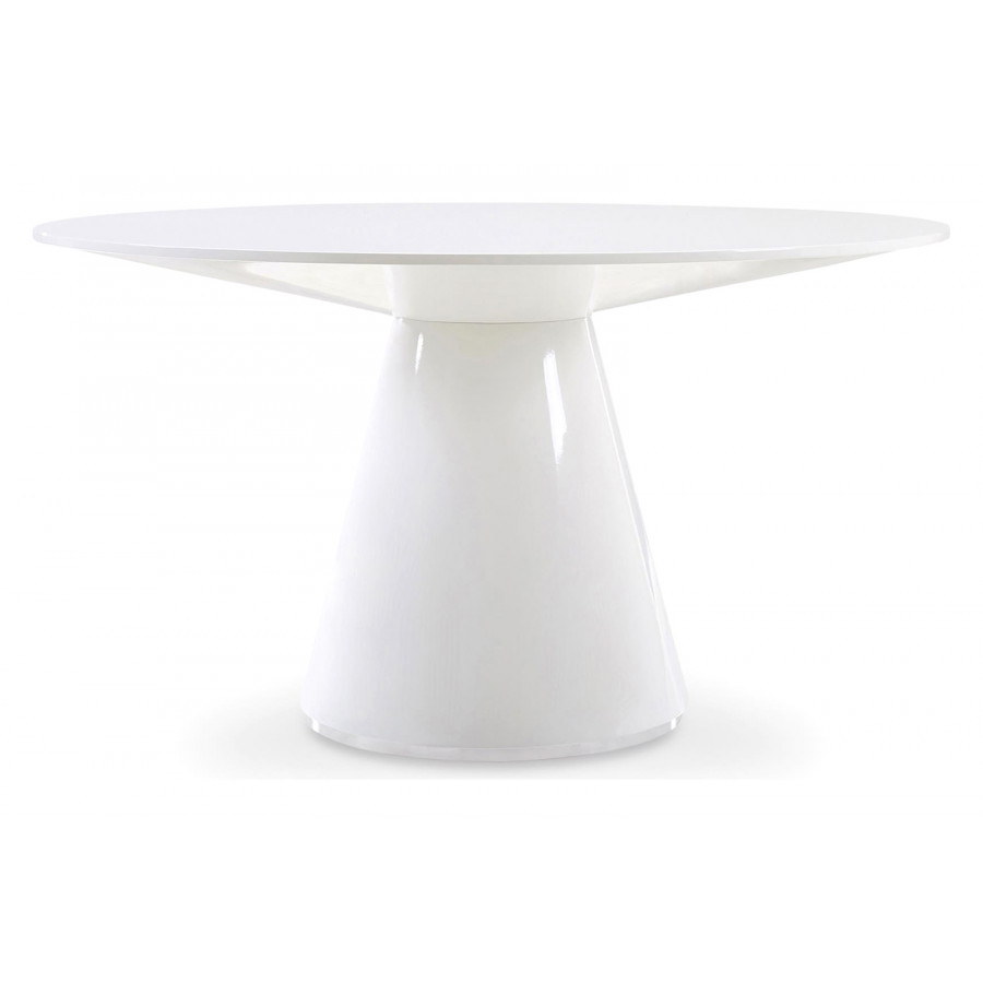 Moe's Otago Round Dining Table - White, 54"