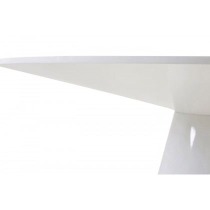 Moe's Otago Round Dining Table - White, 54"