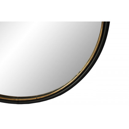 Moe's Sax Round Mirror - Black