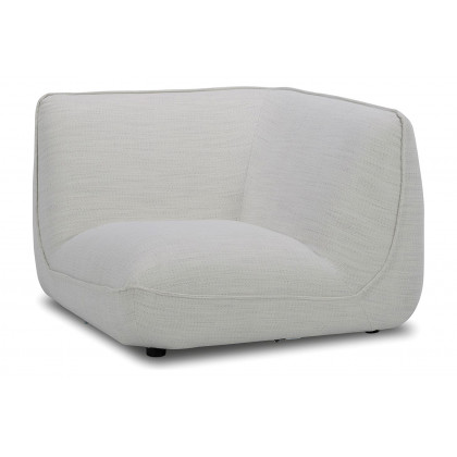 Moe's Zeppelin Corner Chair - Stone White