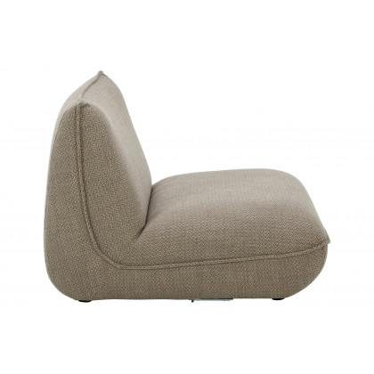 Moe's Zeppelin Slipper Chair - Speckled Pumice