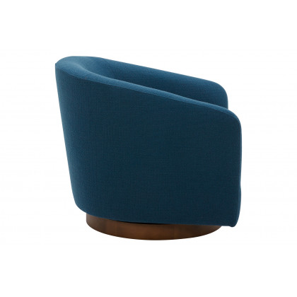 Moe's Oscy Swivel Chair - Dark Atlantic