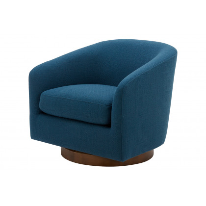 Moe's Oscy Swivel Chair - Dark Atlantic