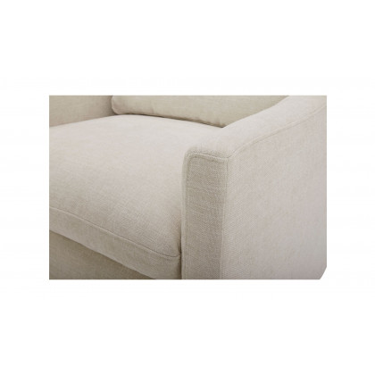 Moe's Linden Rustic Swivel Chair - Soft Beige
