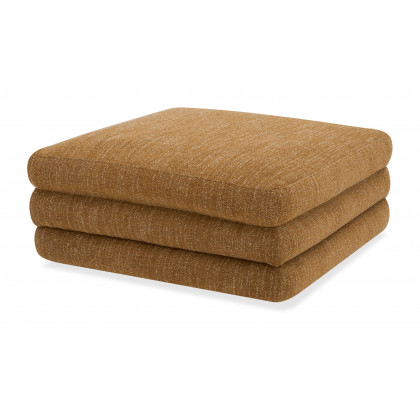 Moe's Lowtide Contemporary Straight Ottoman - Amber Glow