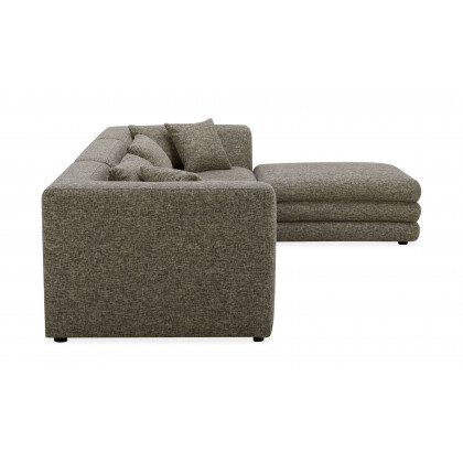 Moe's Lowtide Lounge Contemporary Modular Sectional - Stone Tweed