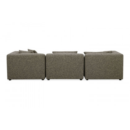 Moe's Lowtide Lounge Contemporary Modular Sectional - Stone Tweed
