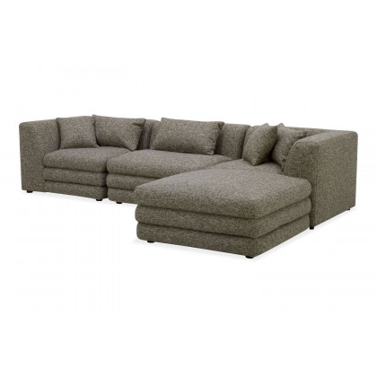 Moe's Lowtide Lounge Contemporary Modular Sectional - Stone Tweed