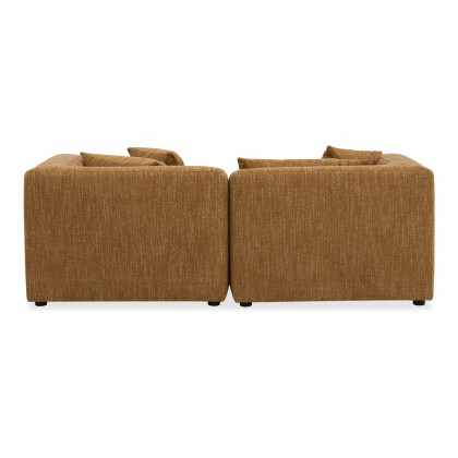 Moe's Lowtide Nook Contemporary Sectional - Amber Glow