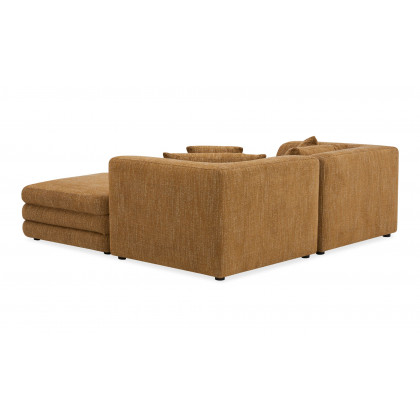 Moe's Lowtide Nook Contemporary Sectional - Amber Glow