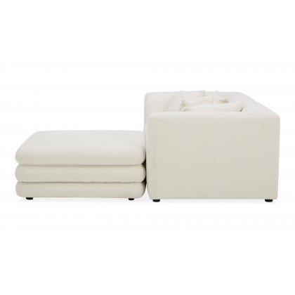 Moe's Lowtide Nook Contemporary Sectional - Warm White