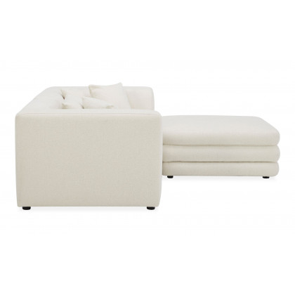 Moe's Lowtide Nook Contemporary Sectional - Warm White