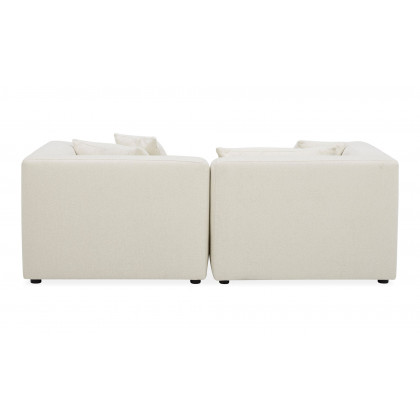 Moe's Lowtide Nook Contemporary Sectional - Warm White