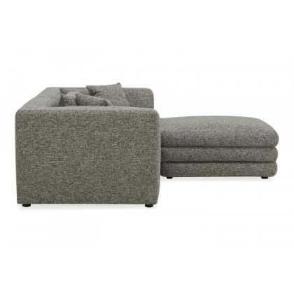 Moe's Lowtide Nook Contemporary Modular Sectional - Stone Tweed